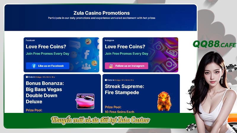 Trải nghiệm Zula Casino | Sảnh cá cược chinh phục cược thủ | Hình ảnh 4 Khuyến mãi và ưu đãi tại Zula Casino
