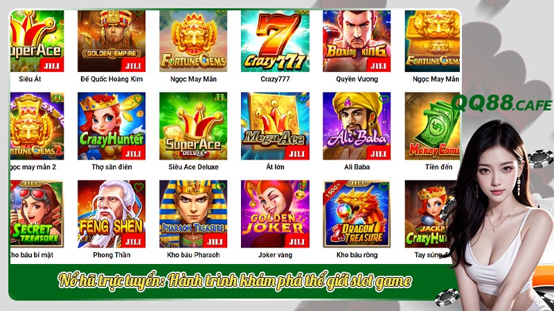 Nổ hũ trực tuyến: Hành trình khám phá thế giới slot game